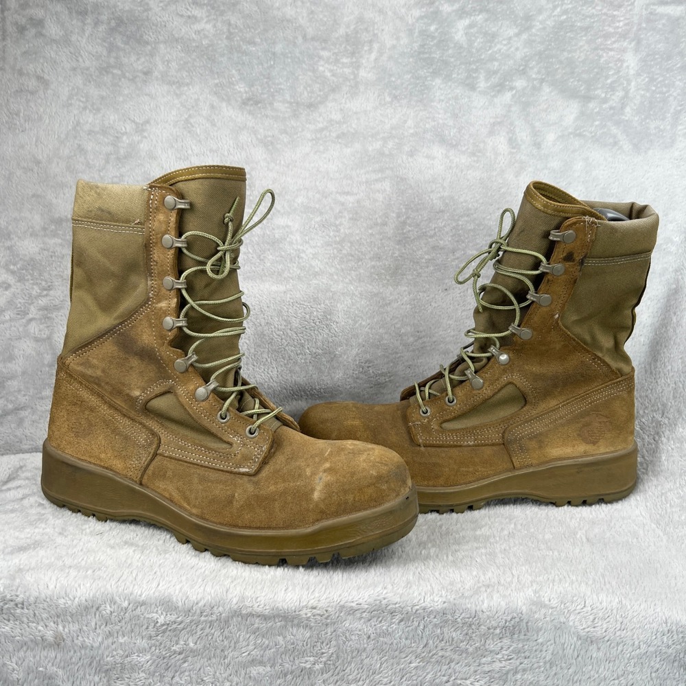 Belleville 550 ST USMC Steel Toe Boots 11.5 R Brown Men Military Tactical USA